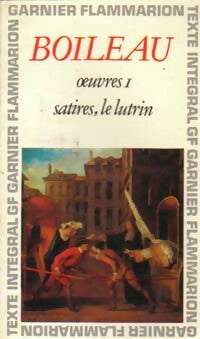 Livrenpoche : Oeuvres Tome I : Satires / Le lutrin - Nicolas Boileau - Livre