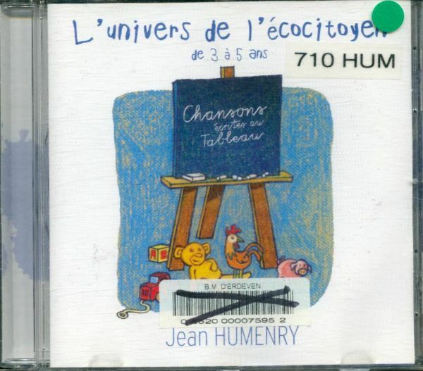 Livrenpoche : L' Ecocitoyen 3 à 5 ans - Jean Humenry - CD