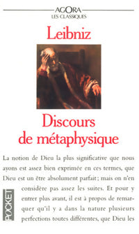 Livrenpoche : Discours de métaphysique - Gottfried Wilhelm Leibniz - Livre