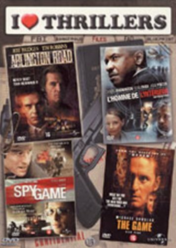 Livrenpoche : I love Thrillers : Arlington Road, The inside Man, Spy Game, The Game - Coffret 4 DVD - XXX - DVD