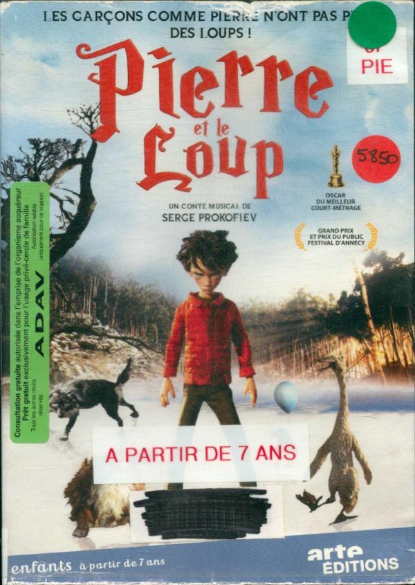 Livrenpoche : Pierre et le Loup - Suzie Templeton - DVD