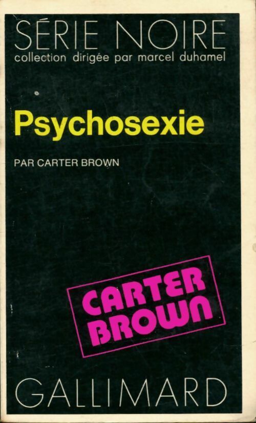 Psychosexie - Carter Brown - Livre