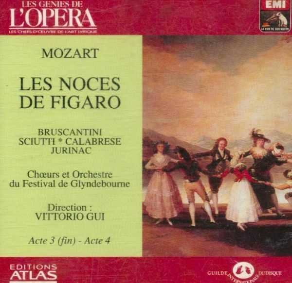 Livrenpoche : Mozart - les noces de figaro III - mozart, choeurs et orchestre du festival de glyndebourne - CD