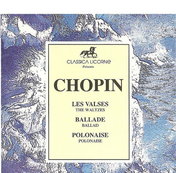 Livrenpoche : Chopin - Les Valses - Balade - Polonaise - Chopin - CD