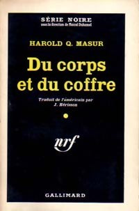 Livrenpoche : Du corps et du coffre - Harold Q. Masur - Livre