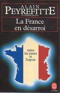 Livrenpoche : La France en désarroi - Alain Peyrefitte - Livre