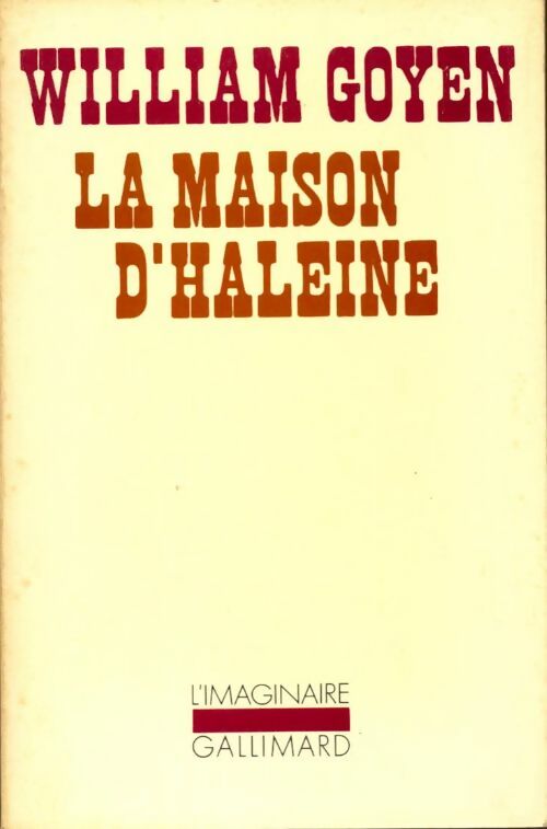 Livrenpoche : La maison d'haleine - William Goyen - Livre