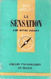 Livrenpoche : La sensation - Henri Piéron - Livre