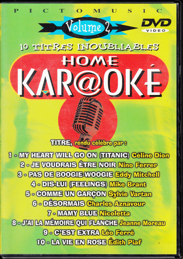 Livrenpoche : Unknown Artist - Home Karaoké - Volume 2 - Unknown Artist - DVD