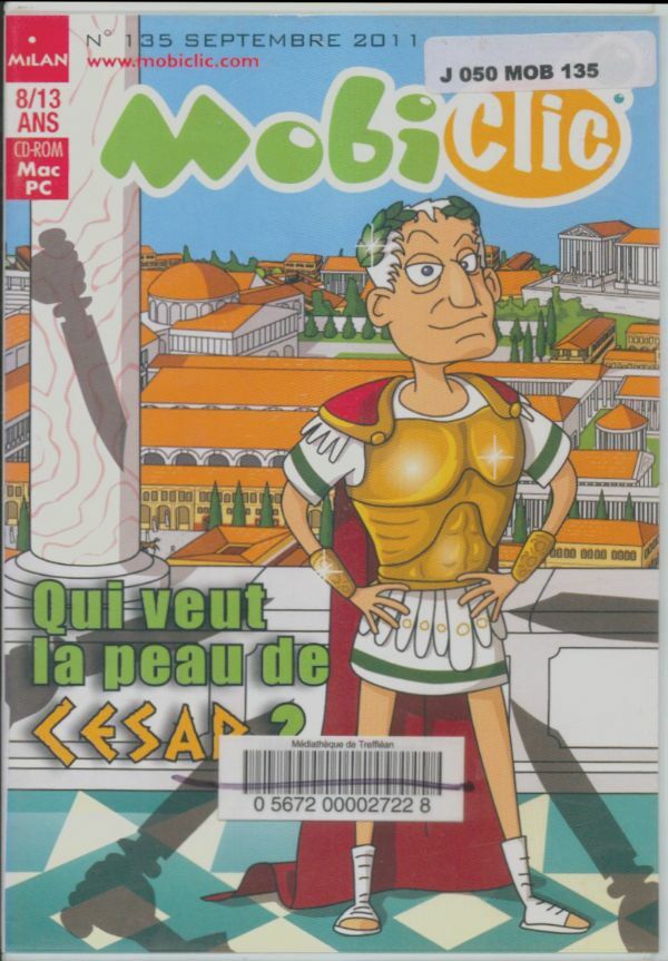 Livrenpoche : Mobiclic N° 135 : Qui veut la peau de Cesar ? - XXX - DVD
