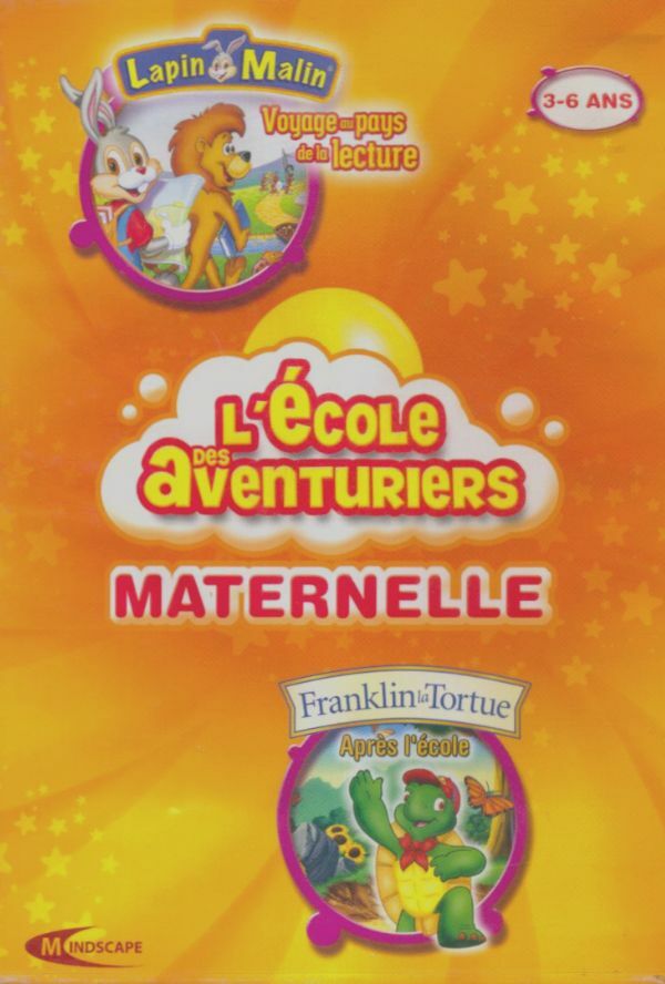 Livrenpoche : L'ecole des aventures Maternelle Lapin malin voyage au pays de la lecture & Frankllin ta tortue apres l'ecole - XXX - DVD