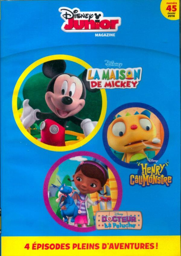 Livrenpoche : Disney Junior : La maison de Mickey, Henry calimonstre & DocteurLa peluche - XXX - DVD