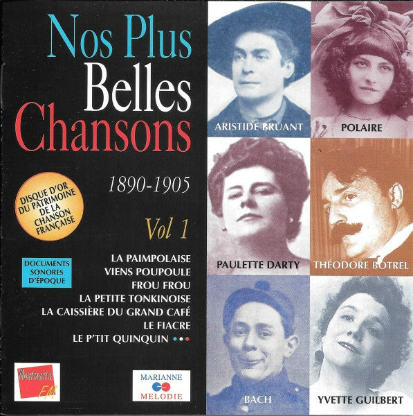 Livrenpoche : Various - Nos Plus Belles Chansons ? 1890-1905 ? Vol. 1 - Various - CD
