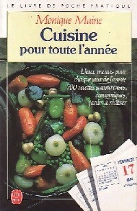 Livrenpoche : Cuisine pour toute l'année - Monique Maine - Livre
