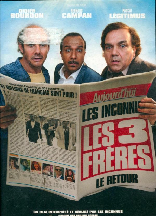 Livrenpoche : Les Trois frères, Le Retour - Didier Bourdon, Pascal Légitimus, Bernard Campan - DVD