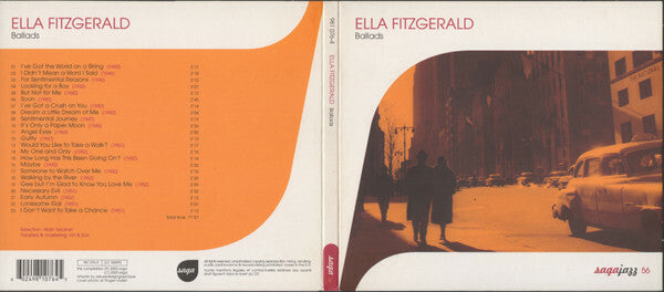 Livrenpoche : Ella Fitzgerald - Ballads - Ella Fitzgerald - CD