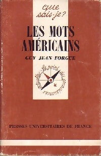 Livrenpoche : Les mots américains - Guy Jean Forgue - Livre
