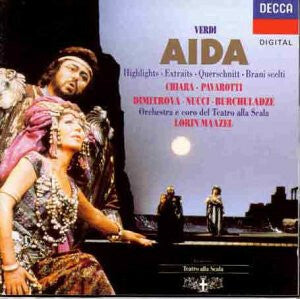 Livrenpoche : Verdi, Chiara, Pavarotti, Orchestra E Coro Del Teatro Alla Scala / Lorin Maazel - Aida (Highlights) - Verdi, Pavarotti, Chiara, Orchestra E Coro Del Teatro Alla Scala, Lorin Maazel - CD