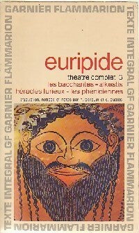 Livrenpoche : Théâtre complet Tome III - Euripide - Livre