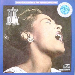 Livrenpoche : Billie Holiday - The Quintessential Billie Holiday Volume 1, 1933-1935 - Billie Holiday - CD