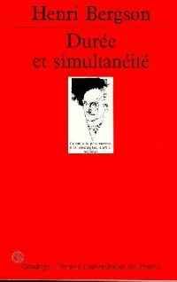 Livrenpoche : Durée et simultanéité - Henri Bergson - Livre