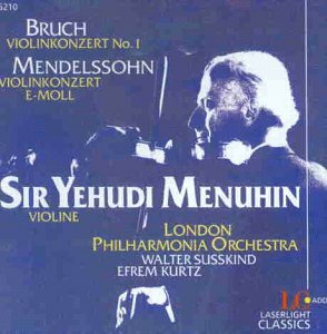 Livrenpoche : Bruch, Mendelssohnviolin - Sir Yehudi Menuhin - Sir Yehudi Menuhin - CD