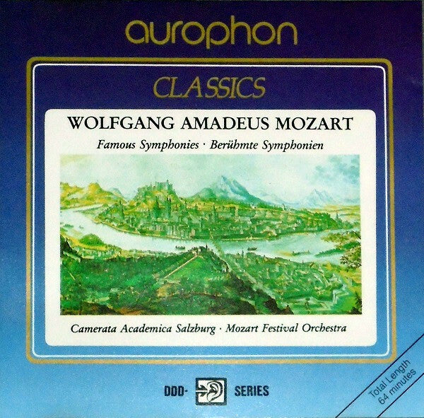 Livrenpoche : Wolfgang Amadeus Mozart - Camerata Academica Salzburg, Mozart Festival Orchestra (2) - Famous Symphonies = Berühmte Symphonien - Wolfgang Amadeus Mozart - CD