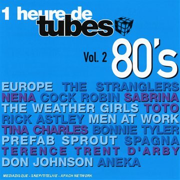 Livrenpoche : Une Heure de Tubes 80'S Vol. 2 - Multi-Artistes, Cock Robin, Bonnie Tyler, The Weather Girls, Rick Astley, Willie Green, Toto, Tom Scott, Tom Kelly, Tina Charles, Timothy B. Schmit, The Stranglers, Terence Trent d'Arby, Susan Boyd, Steve Porcaro, Spagna, Prefab Sprout, Phyllis St. James, Phillip Ingram, Oren Waters, Nena, Michael Mcdonald, Men at Work, Maxine Waters, Marty Paich, Martin Ford Orchestra, Lynn Davis, Luther Waters, Luis Conte, Lenny Castro, Larry Williams, Kevin Dorse