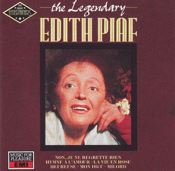 Livrenpoche : Edith Piaf - The Legendary Edith Piaf - Edith Piaf - CD
