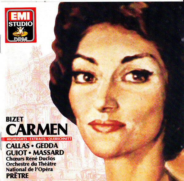 Livrenpoche : Bizet* - Callas* ? Gedda* ? Guiot* ? Massard* ? Ch?urs René Duclos* ? Orchestre Du Théâtre National De L'Opéra De Paris* ? Prêtre* - Carmen Highlights / Extraits / Querschnitt - Bizet* - CD