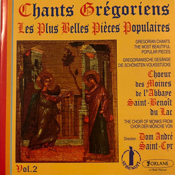 Livrenpoche : Choeurs Des Moines de L'abbaye Saint-Benoit-Du-Lac - Chants Grégoriens (Les Plus Belles Pièces Populaires) - Choeurs Des Moines de L'abbaye Saint-Benoit-Du-Lac - CD
