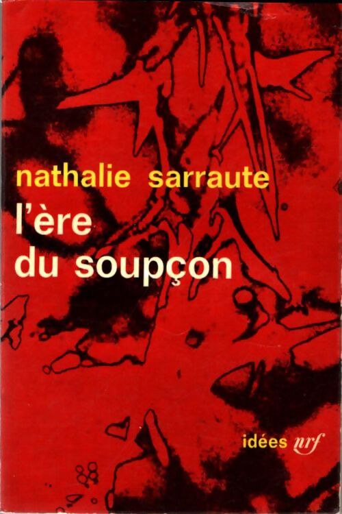 Livrenpoche : L'ère du soupçon - Nathalie Sarraute - Livre