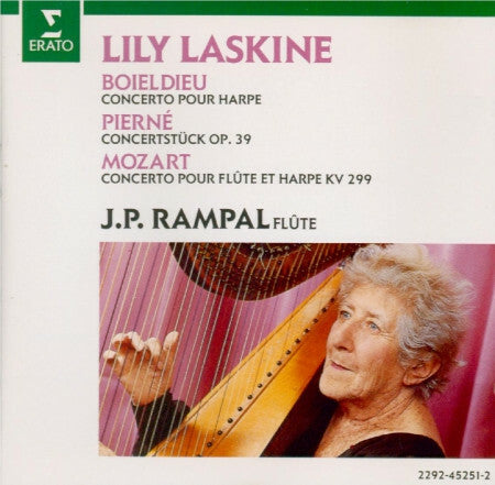 Livrenpoche : Lily Laskine - Boieldieu, Mozart, Pierné - Lily Laskine Joue Boieldieu - Mozart - Pierné - Lily Laskine - CD