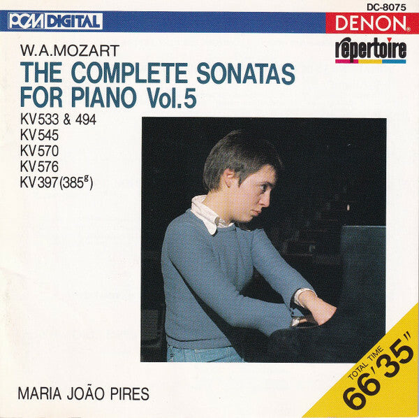 Livrenpoche : W.A. Mozart* - Maria-João Pires - The Complete Sonatas for Piano Vol. 5 - W.A. Mozart - CD