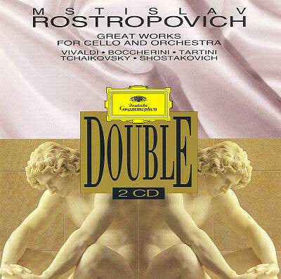 Livrenpoche : Mstislav Rostropovich, Vivaldi* ? Boccherini*, Tartini*, Tchaikovsky*, Shostakovich* - Great Works For Cello And Orchestra - Tchaikovsky, Mstislav Rostropovich, Vivaldi ? Boccherini, Tartini, Shostakovich - CD