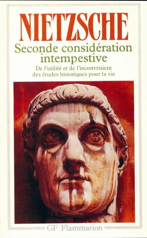 Livrenpoche : Seconde considération intempestive - Friedrich Nietzsche - Livre
