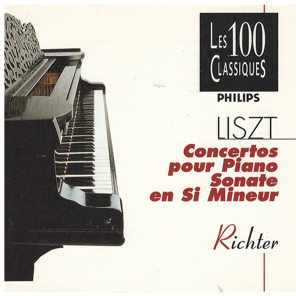 Livrenpoche : Liszt*, Sviatoslav Richter, The London Symphony Orchestra, Kiril Kondrashin - Les Deux Concertos Pour Piano / La Sonate En Si Mineur - liszt, Sviatoslav Richter, The London Symphony Orchestra, Kiril Kondrashin - CD