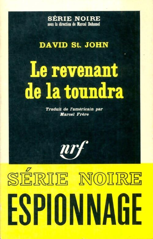 Livrenpoche : Le revenant de la toundra - David Saint John - Livre