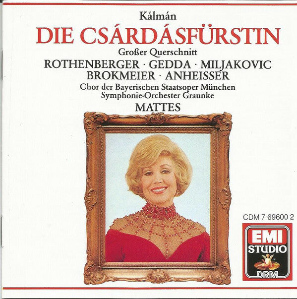 Livrenpoche : Emmerich Kálmán - Die Csárdásfürstin - Emmerich Kálmán - CD