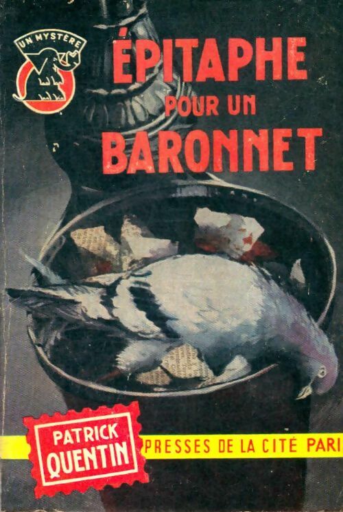 Livrenpoche : Epitaphe pour un baronnet - Patrick Quentin - Livre