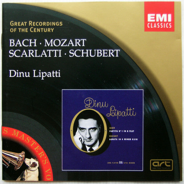 Livrenpoche : Bach* . Mozart* . Scarlatti* . Schubert* - Dinu Lipatti - Bach ? Mozart ? Scarlatti ? Schubert - Lipatti - Bach . Mozart . Scarlatti . Schubert - CD