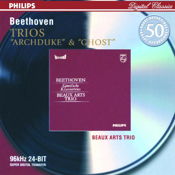 Livrenpoche : Beethoven*, Beaux Arts Trio - Trios Archduke & Ghost - Beethoven, Beaux Arts Trio - CD