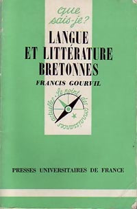 Livrenpoche : Langue et littérature bretonnes - Francis Gourvil - Livre