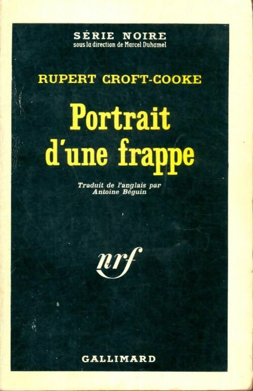 Livrenpoche : Portrait d'une frappe - Rupert Croft-Cooke - Livre