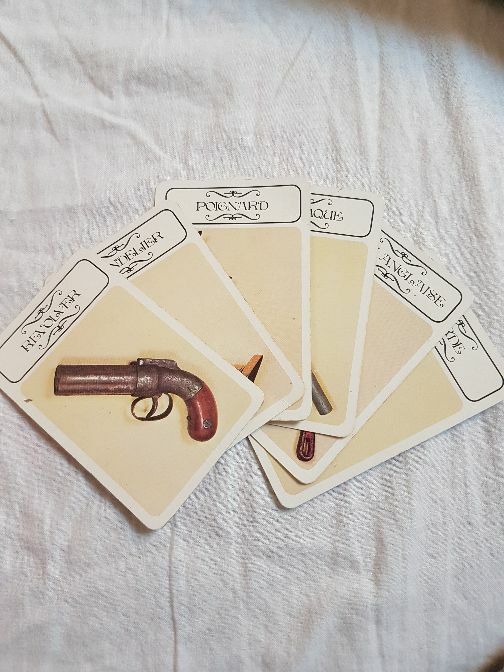 Livrenpoche : 6 cartes armes Cluedo - - Divers