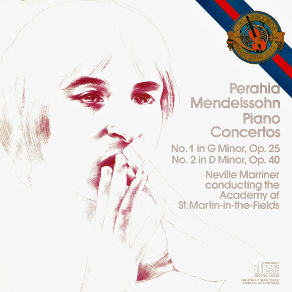 Livrenpoche : Perahia, Neville Marriner, The Academy Of St. Martin-in-the-Fields - Mendelssohn - Piano Concertos (No. 1 In G Minor, Op. 25 / No. 2 In D Minor, Op. 40) - Mendelssohn, Neville Marriner, Perahia, The Academy Of St. Martin-in-the-Fields - CD