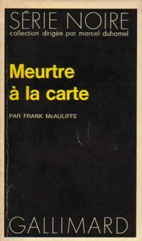 Livrenpoche : Meurtre à la carte - Frank McAuliffe - Livre