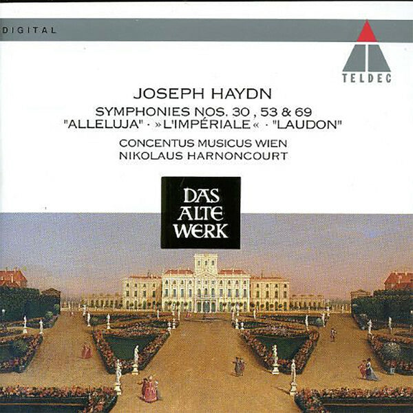 Livrenpoche : Joseph Haydn, Nikolaus Harnoncourt, Concentus Musicus Wien - Symphonies Nos. 30, 53 & 69 alleluja . L'impériale . Laudon - Joseph Haydn, Nikolaus Harnoncourt, Concentus Musicus Wien - CD