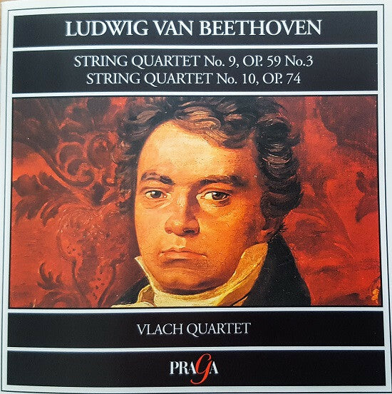 Livrenpoche : Ludwig van Beethoven, Vlach Quartet - String Quartet No.9, Op.59 No.3; String Quartet No.10 Op.74 - Ludwig van Beethoven, Vlach Quartet - CD