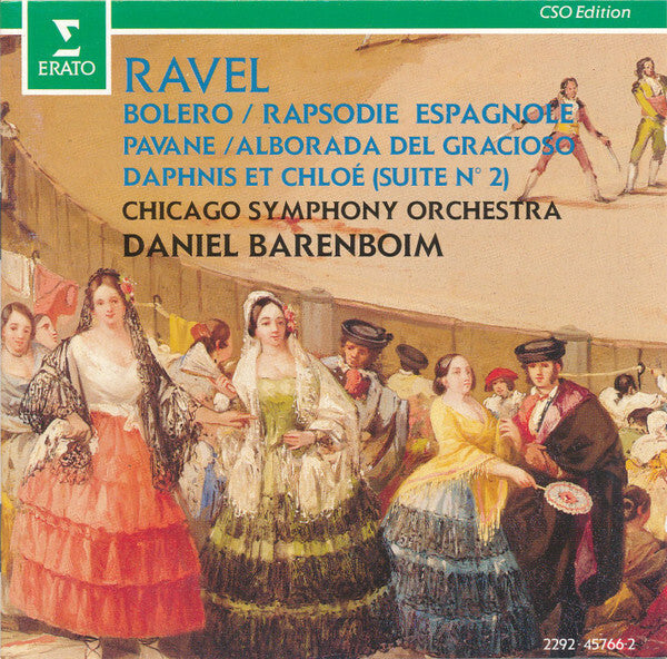 Livrenpoche : Ravel, Chicago Symphony Orchestra*, Daniel Barenboim - Bolero / Rapsodie Espagnole / Pavane / Alborada Del Gracioso / Daphnis Et Chloé (Suite No 2) - Ravel, Daniel Barenboim, Chicago Symphony Orchestra - CD